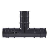 SharkBite UA374A5 Expansion Reducing Tee, 1 in, Barb, Polysulfone, Black, 160 psi Pressure